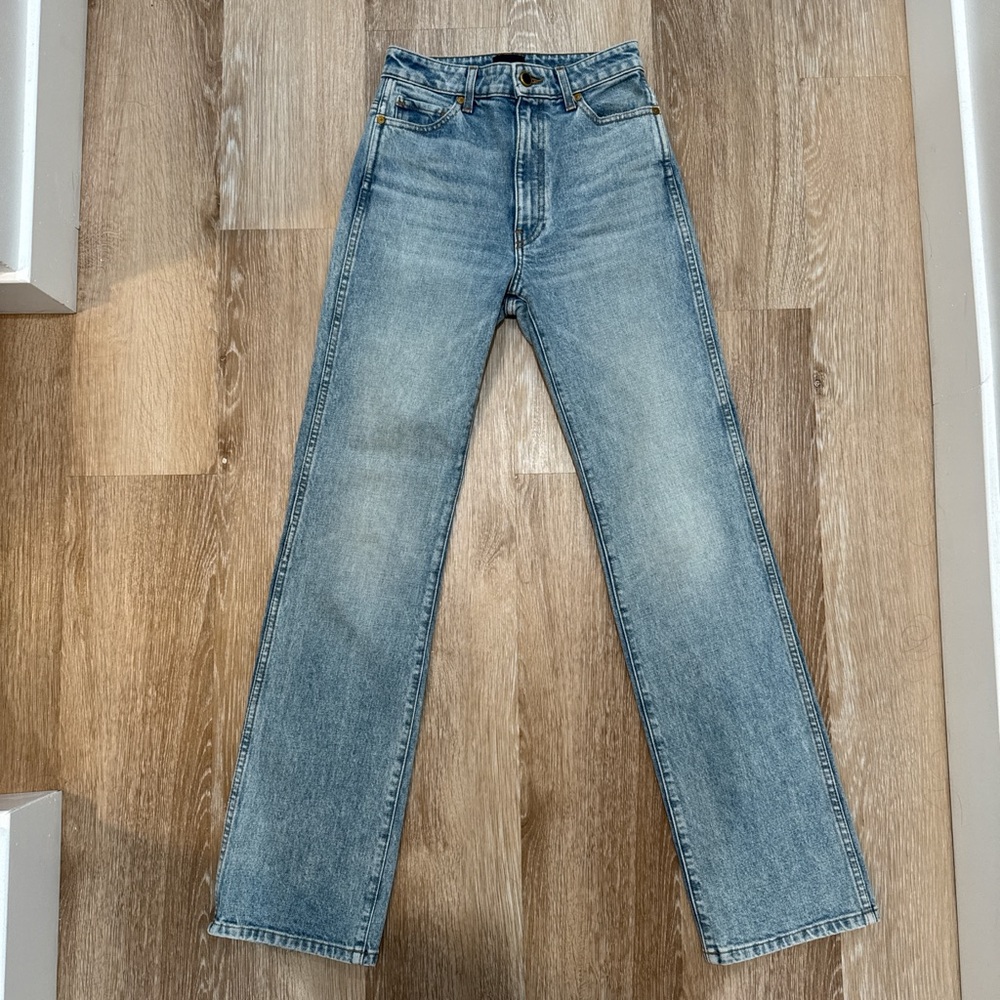 Khaite Danielle Jeans in Bryce Stretch